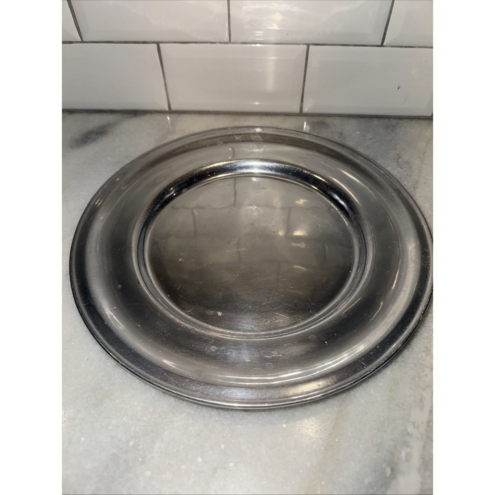Vintage (RWP) Wilton Pewter‎ 10 - 7/8" Diameter Dinner Plate OLA741